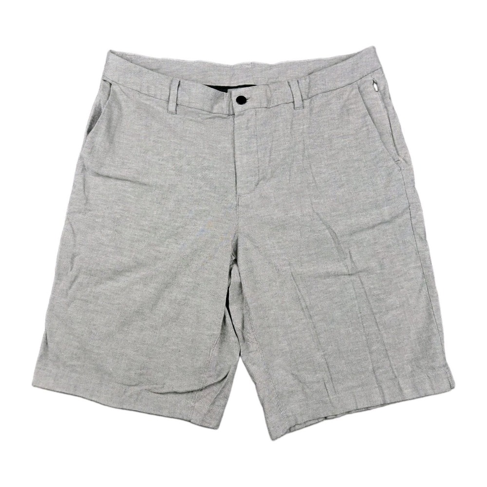 Lululemon Commission Shorts Mens Size 36 Gray 11 Inch Inseam LM7AAMSE Athleisure